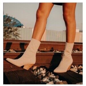 Lemonade Pull On Stretch Western Boots Size 9